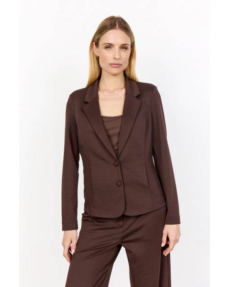 SOYA CONCEPT SC-DANIELA 1 BLAZER-J - HOT FUDGE