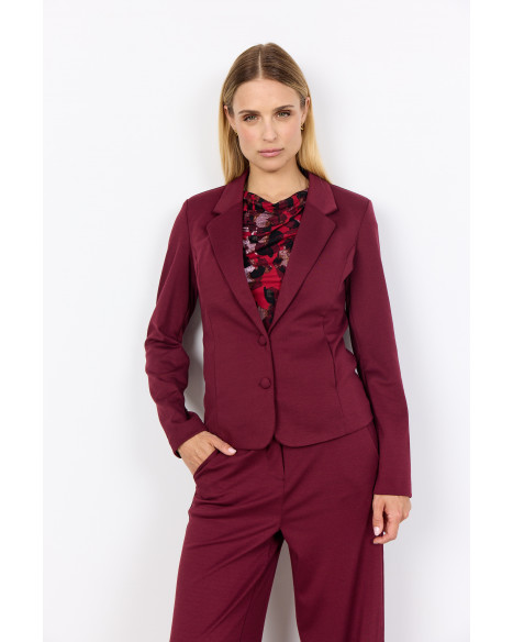 SOYA CONCEPT SC-DANIELA 1 BLAZER-J - DARK RED