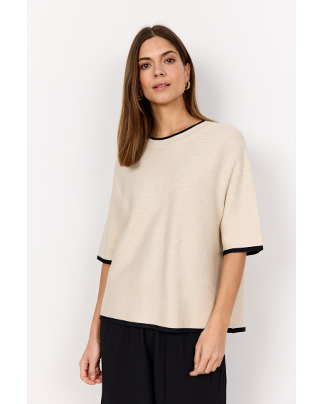 SOYA CONCEPT SC-DOLLIE 793 PULLOVER-K - CREAM MELANGE