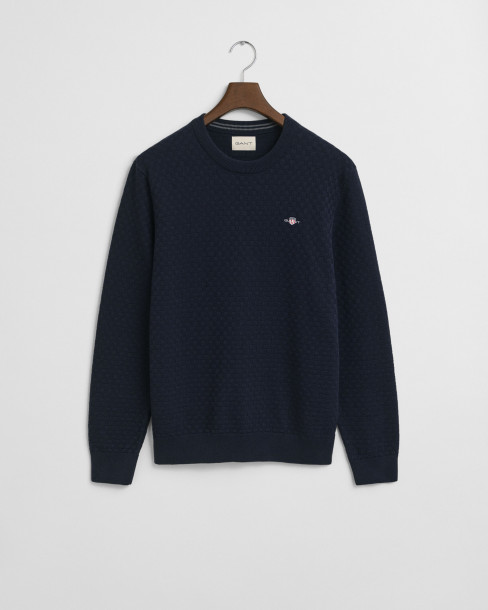 GANT M MICRO TEXTURE C-NECK...