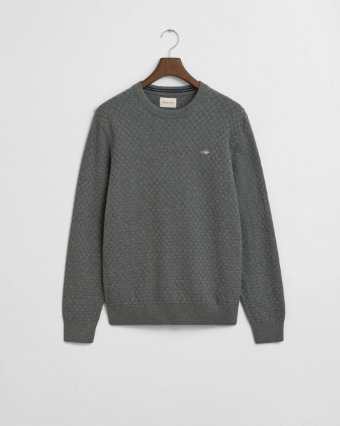 GANT M MICRO TEXTURE C-NECK...