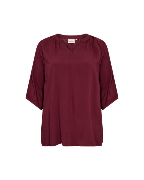 WASABI WA-SIA 34 BBLOUSE - DARK RED