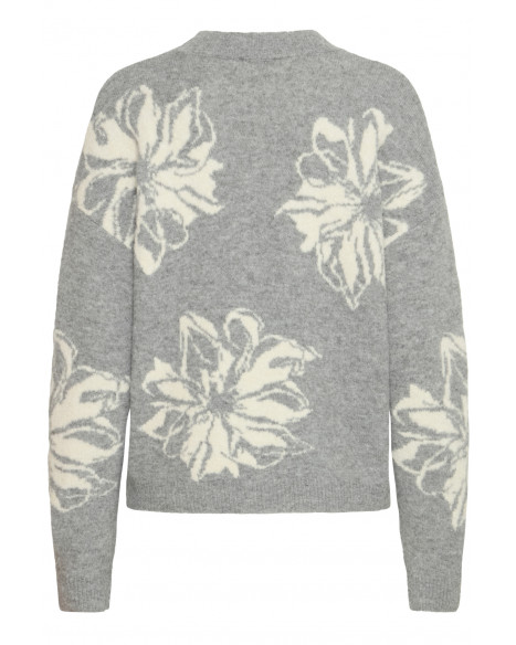 B.YOUNG BYOMEA PULLOVER - MID GREY MELANGE MIX