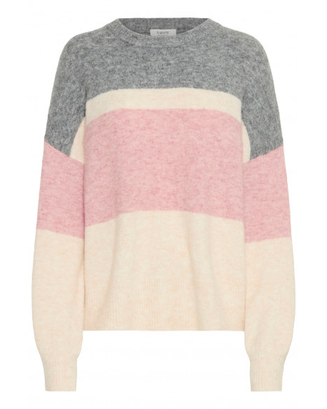 B.YOUNG BYOMEA O-NECK JUMPER 3 - PALE MAUVE MIX