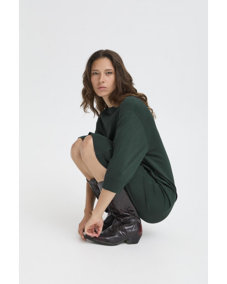 B.YOUNG BYMMORLA DRESS - GREEN CABLES