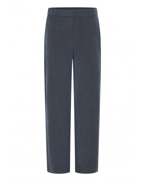 B.YOUNG BYDANTA STRAIGHT PANTS - NAVY BLAZER MELANGE