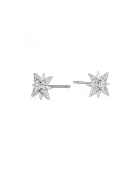 SNÖ OF SWEDEN STELLARIS EARRINGS - SILVER