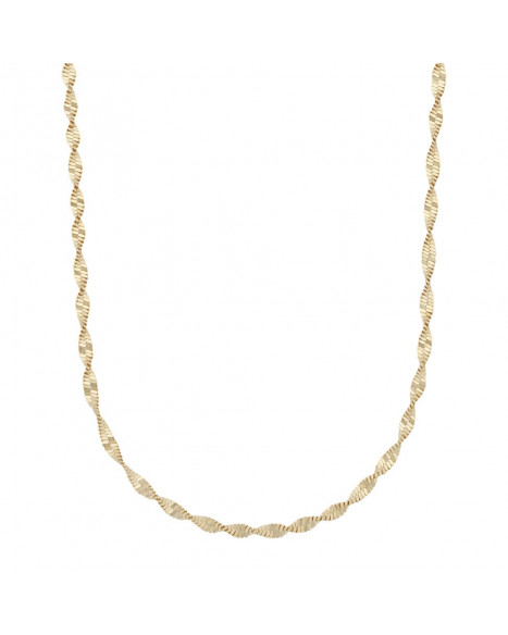 SNÖ OF SWEDEN ESSENTIAL LISSABON CHAIN NECKLACE 50 CM - GOLD