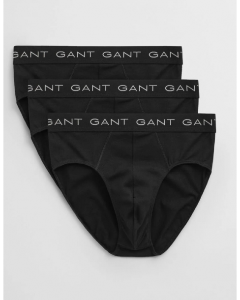 GANT M BRIEF 3-PACK - BLACK