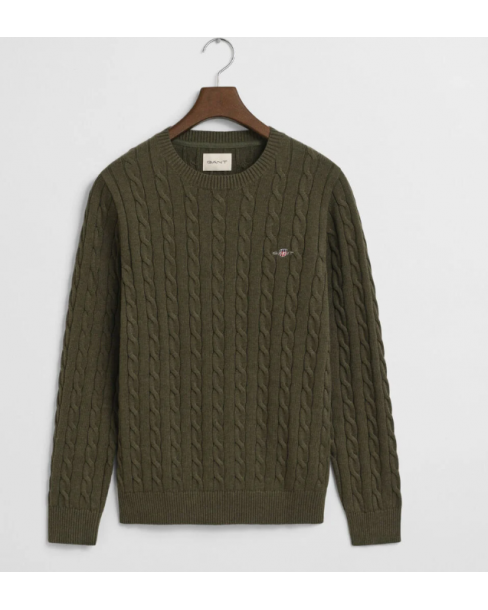GANT M COTTON CABLE C-NECK...