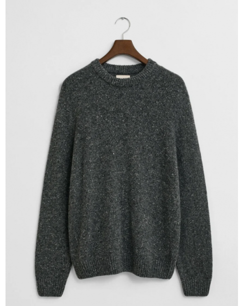 GANT M WOOL BLEND C-NECK -...
