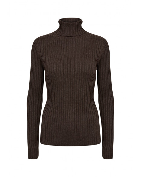 SOYA CONCEPT SC-DOLLIE PULLOVER - HOT FUDGE MELANGE