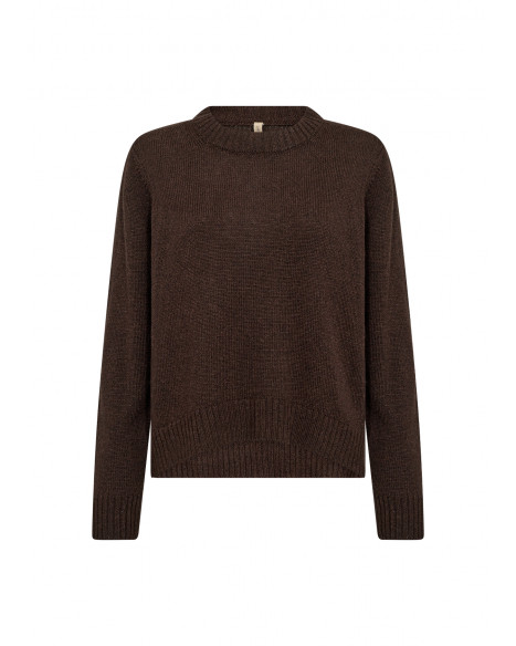SOYA CONCEPT SC-VONNIE 1 PULLOVER - HOT FUDGE MELANGE
