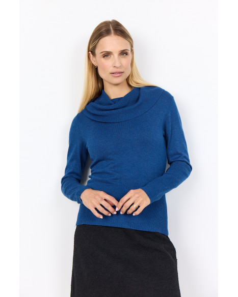 SOYA CONCEPT SC-DOLLIE 305 PULLOVER - ESTATE BLUE MELANGE
