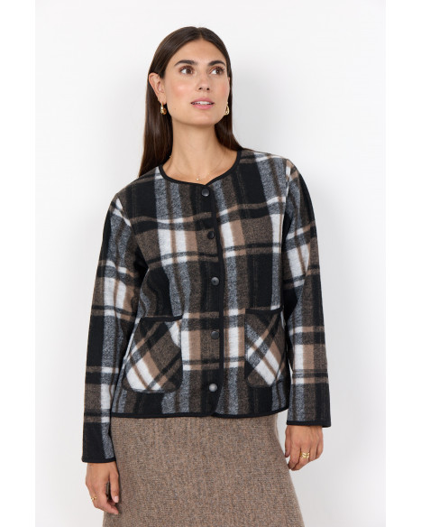 SOYA CONCEPT SC-VOCAL 1 JACKET - BLACK COMBI