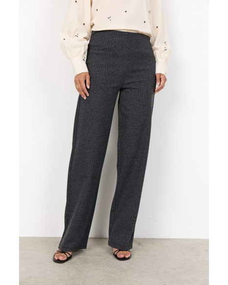 SOYA CONCEPT SC-VINJA 4 PANTS - DARK EARTH MELANGE COMB