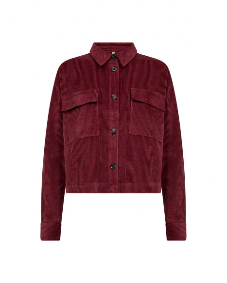 SOYA CONCEPT SC-BINDI 18 SHIRT-W - DARK RED