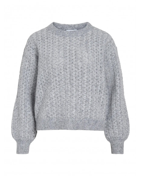 VILA VIRYLEIGH O-NECK L/S KNIT TOP