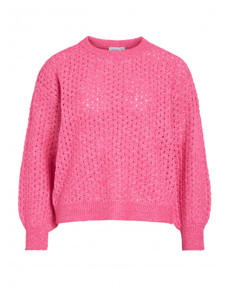 VILA VIRYLEIGH O-NECK L/S KNIT TOP