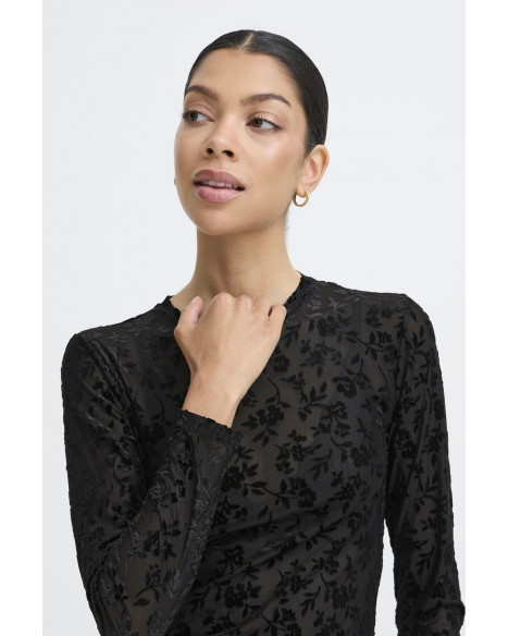 B.YOUNG BYSHIRLEY TOP - TRUE BLACK