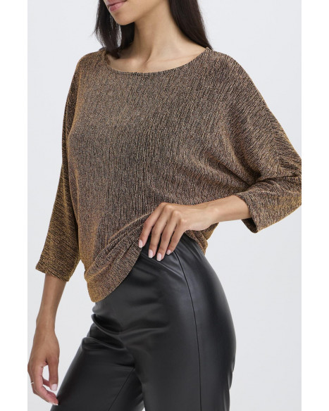 B.YOUNG BYSHILOH BAT BLOUSE - GOLD