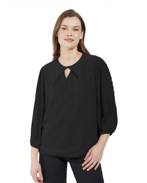 SIGNATURE BLOUSE - BLACK