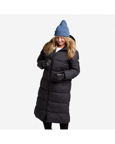 TUXER DEYNA RECO COAT - BLACK