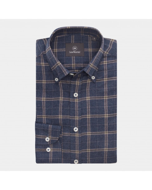 LESS WORRIES FLANNEL SHIRT...