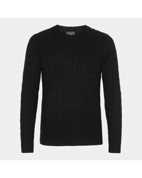 LESS WORRIES CASHMERE CABLE...