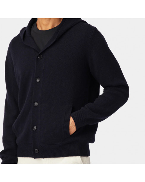 LESS WORRIES HOODIE WOOL -...