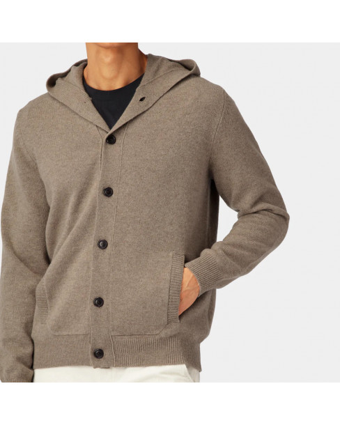 LESS WORRIES HOODIE WOOL -...