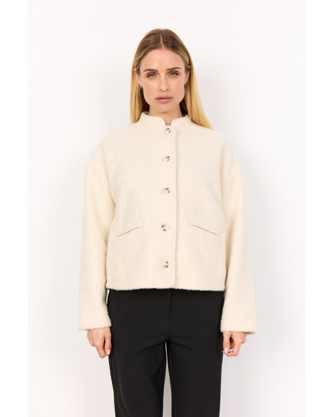 SOYA CONCEPT  SC-SHAIMA 1 JACKET-J - CREAM