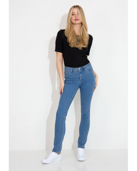 MINGEL ELLA DENIM - LT INDIGO