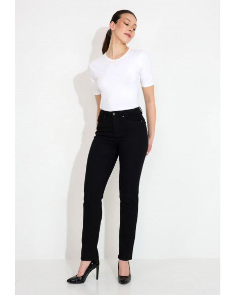 MINGEL VERA DENIM  - BLACK