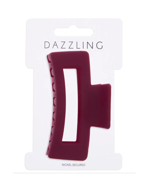 DAZZLING SQUARE HAIR CLIP -...