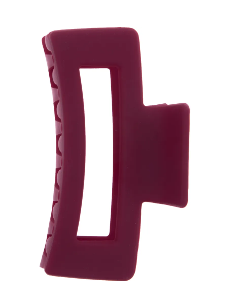 DAZZLING SQUARE HAIR CLIP - AUTUMN RED