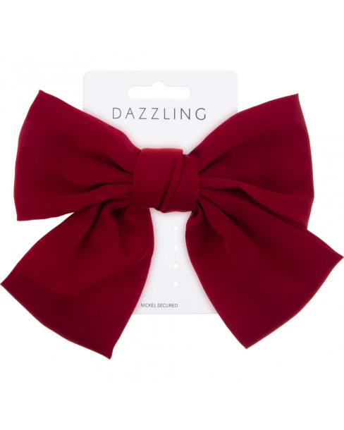 DAZZLING BARETTE SATIN BOW...