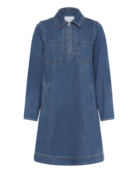 PART TWO YALIAPW DR DRESS - MEDIUM BLUE DENIM