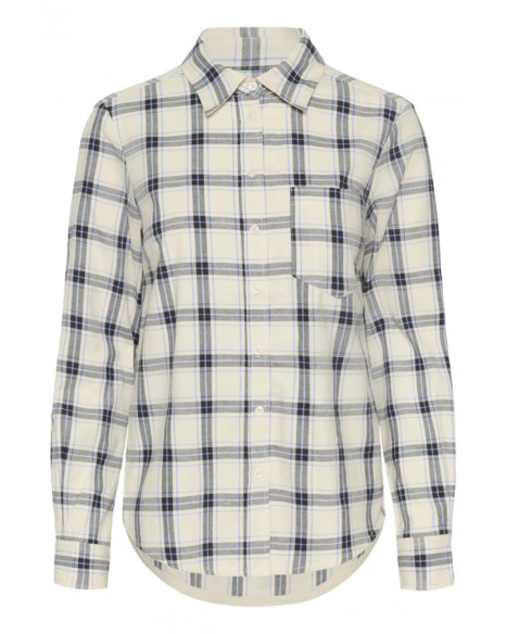 PART TWO YANAPW SHIRT - BIG DARK NAVY CHECK