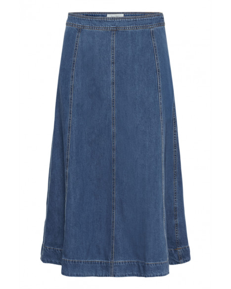 PART TWO PETRINAPW SKIRT - MEDIUM BLUE DENIM