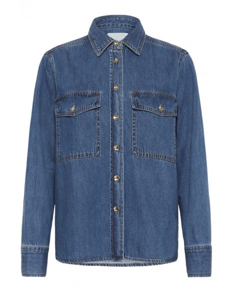 PART TWO PAYASPW SHIRT - MEDIUM BLUE DENIM