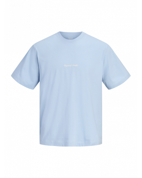 JACK & JONES NORREBRO TEE CREW NECK - CASHMERE BLUE