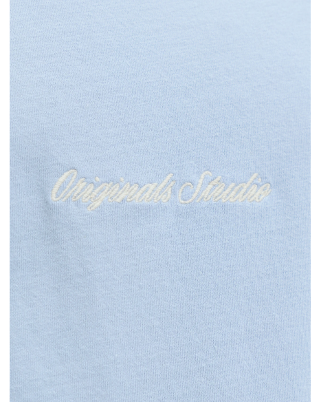 JACK & JONES NORREBRO TEE CREW NECK - CASHMERE BLUE