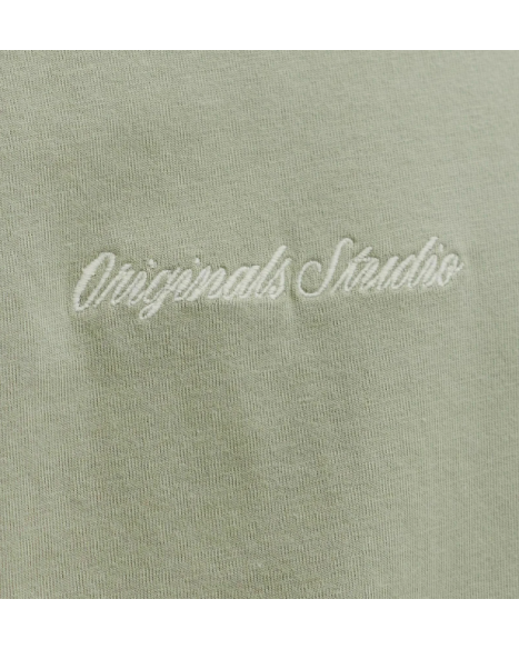 JACK & JONES NORREBRO TEE CREW NECK - SEAGRASS