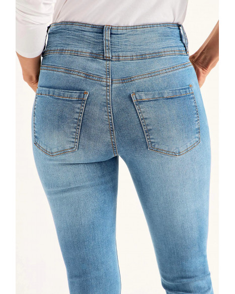 CELLBES JENNY BOOTCUT JEANS - LJUSBLÅ/DENIM