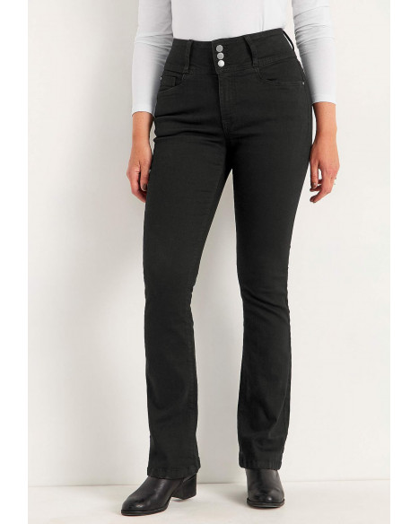 CELLBES JENNY BOOTCUT JEANS - BLACK/DENIM
