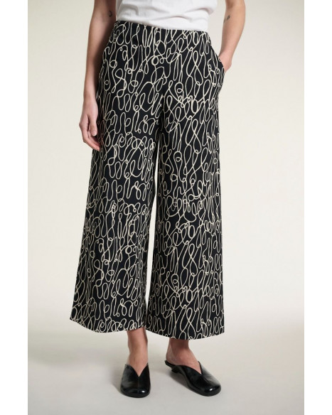 BITTE KAI RAND DOODLES WIDE PANTS - DOODLES