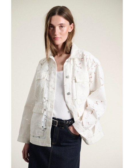 BITTE YAKEDO JACKET - LILY WHITE