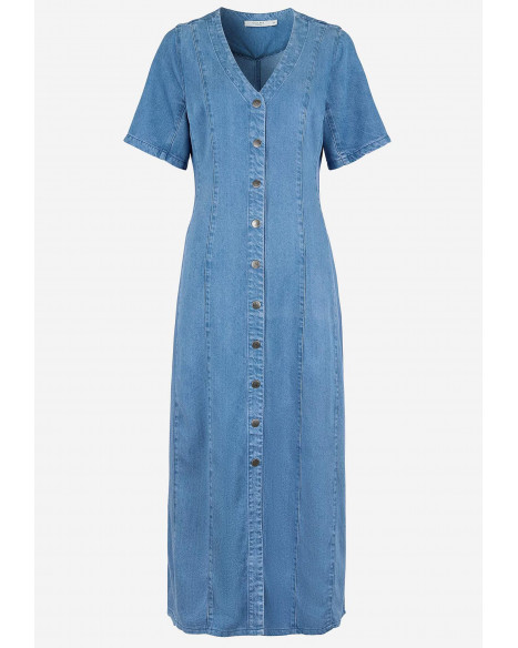 CELLBES GIANNA TENCEL DRESS W BUTTONS