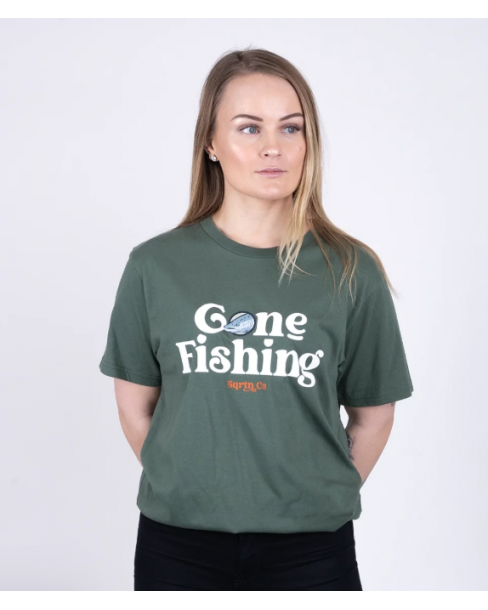 SQRTN GONE FISHING T-SHIRT